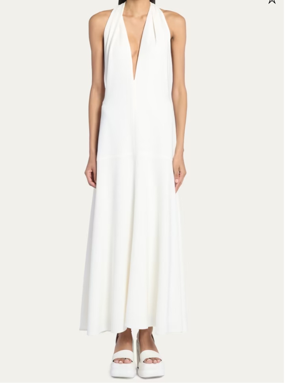 PROENZA SCHOULER
Matte Viscose Crepe Twist Back Dress